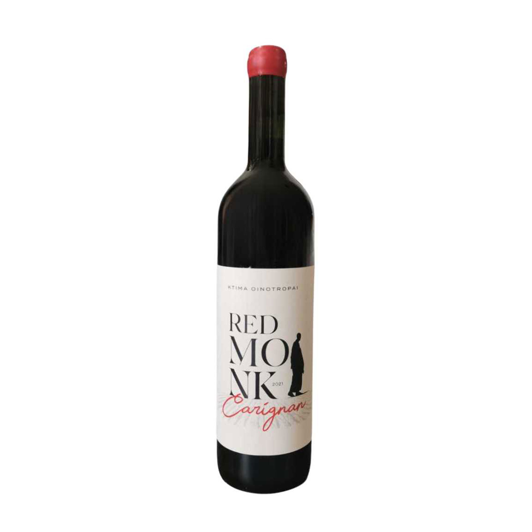kokkino-krasi-xiro-red-monk-carignan-ktima-oinotropai-2021 RED MONK 2021 - ΚΤΗΜΑ ΟΙΝΟΤΡΟΠΑΙ - Image 1